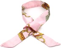 Haar/Nek sjaal  85x3.5cm roze