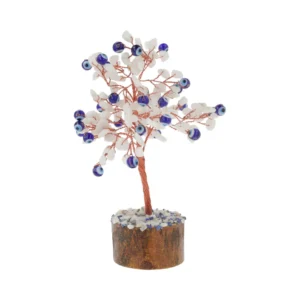 Edelsteenboom Boze Oog Witte Agaat 18cm