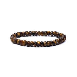 Armband tijgeroog facet AA kwaliteit elastisch