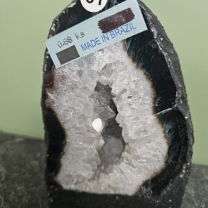Agaat Geode Staander uit Brazilië – Uniek Exemplaar 879gram nr. 81
