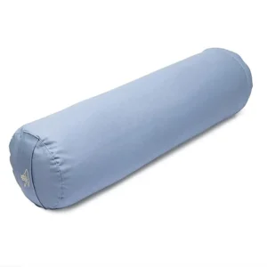 Bolster rond blauw biokatoen (OCS)