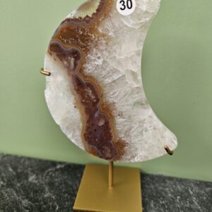 Agaat Maan op Standaard 14.5cm nr. A30