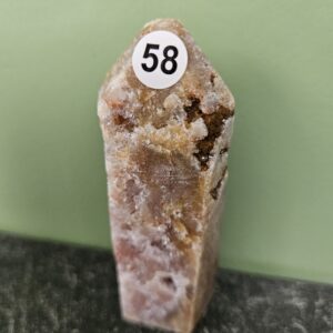 Roze Amethist Punt 8cm nr. A58