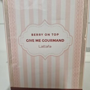 ππ©· LATTAFA β GIVE ME GOURMAND BERRY ON TOP β 75 ML π©·π