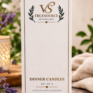 Dinner Candles – Set of 3 bruin
