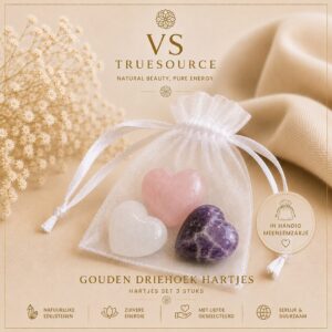 Gouden Driehoek hartjes set van 3 – VS TrueSource
